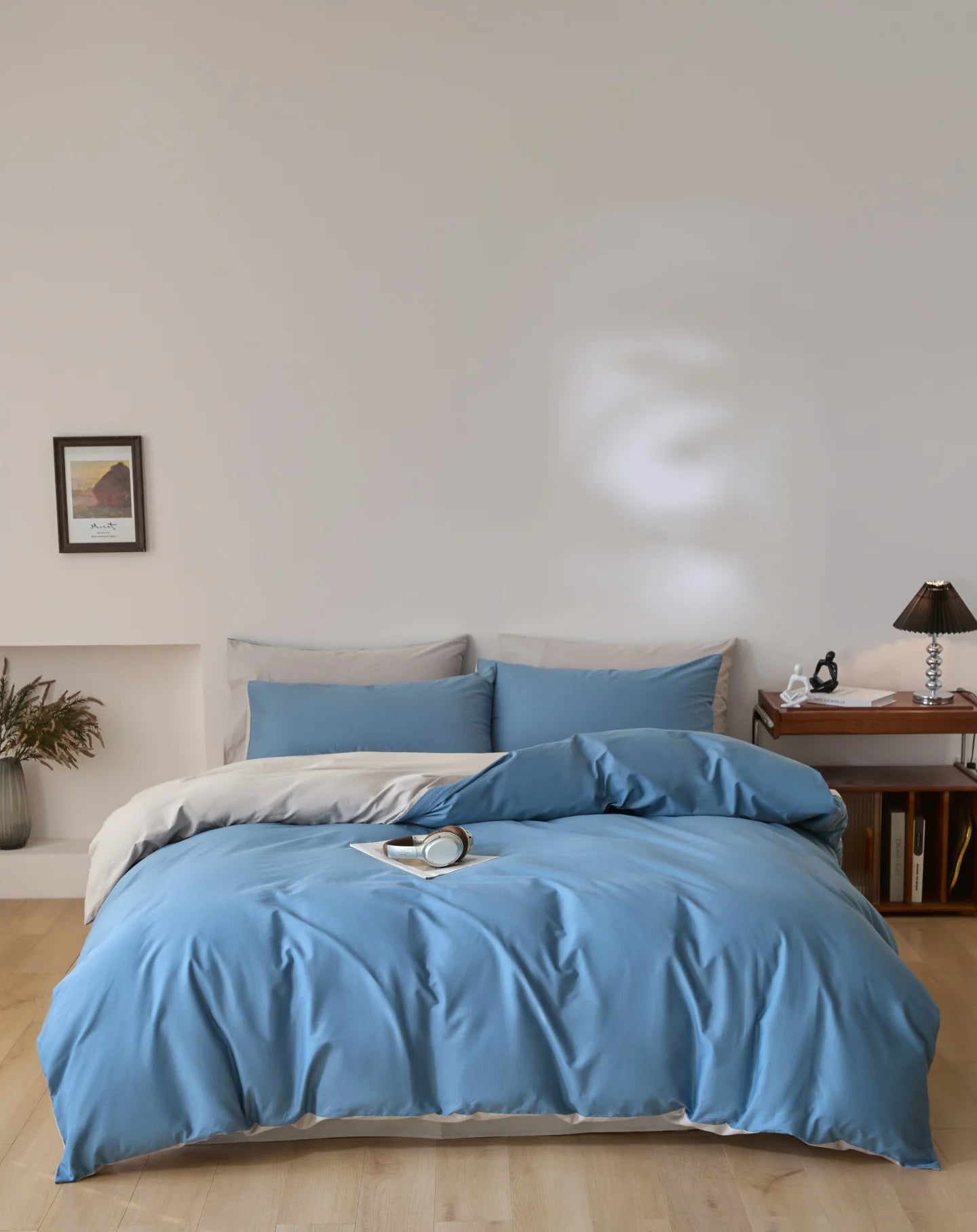 3pcs 100% Egyptian Cotton Duvet Cover Set 1pc Duvet Cover and 2pcs Pillowcases 150*200/220*220cm Single/double Queen King Size