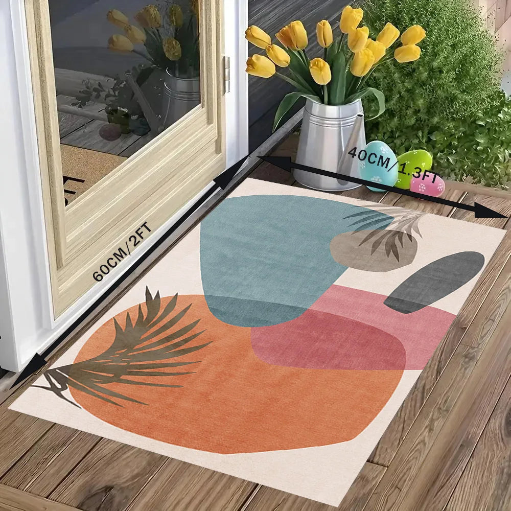 VIKAMA 1/2PC Wabi-Sabi Kitchen Floor Mat Non-Slip And Oil Resistant Carpet Diatomaceous Mud Absorbent Foot Mat Home Decoration