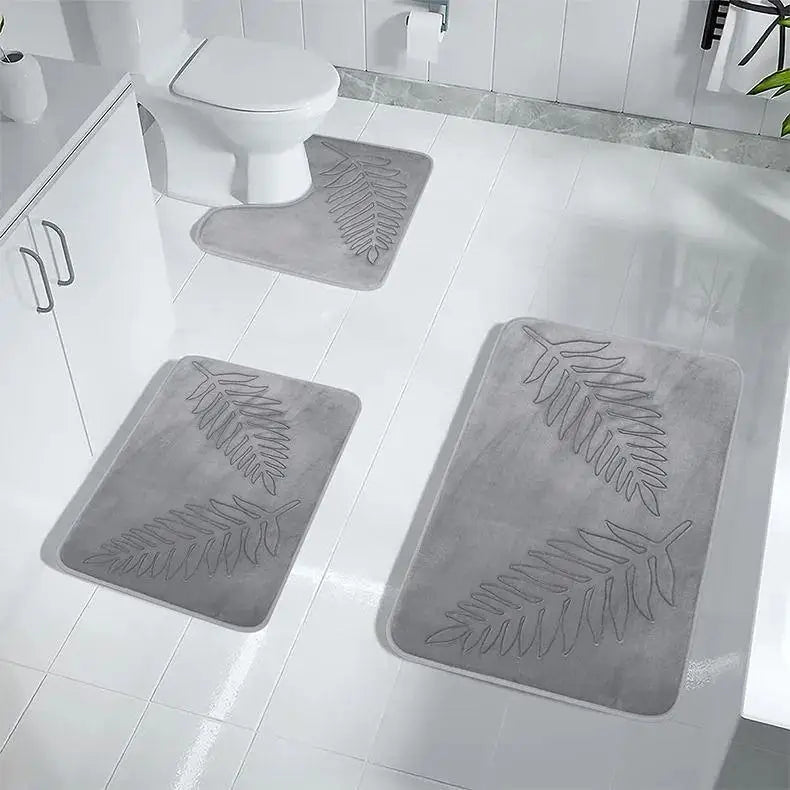 Fashion Bath Rug Soft Non-Slip Quick Dry Bath Mat Absorbent floor mat bathroom mat Machine Washable Shower Anti-slip Carpet