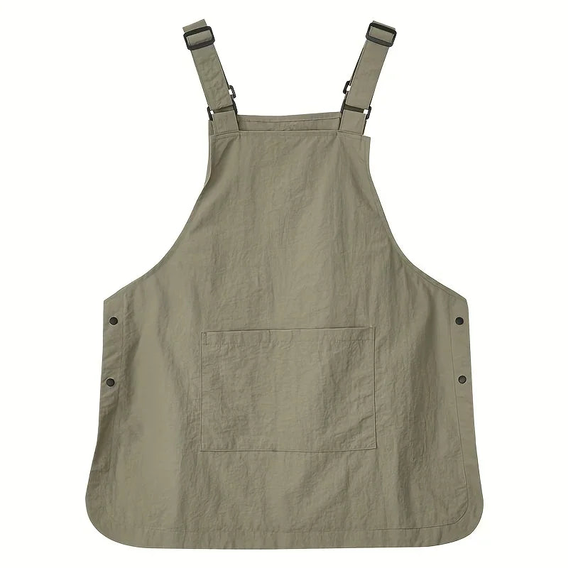 Japanese Waterproof Outdoor Barber, Coffee Shop, Catering Workwear Apron, Unisex Household Kitchen Workwear