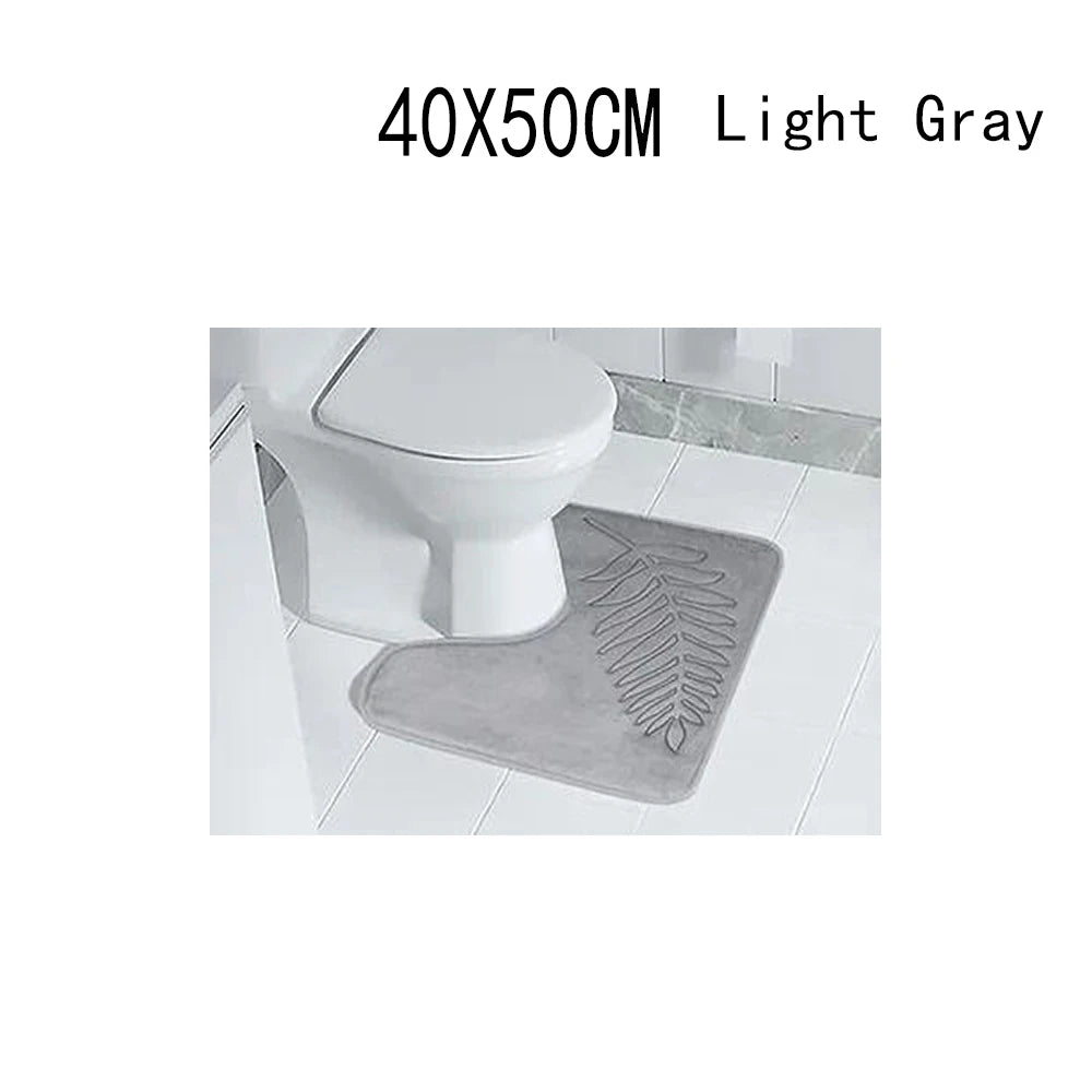 Fashion Bath Rug Soft Non-Slip Quick Dry Bath Mat Absorbent floor mat bathroom mat Machine Washable Shower Anti-slip Carpet
