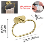 Adhesive Bathroom Hardware Accessories Towel Rack Toilet Paper Dispenser Holder Wall Coat Hooks Towel Rail Ring Roll Hanger Set