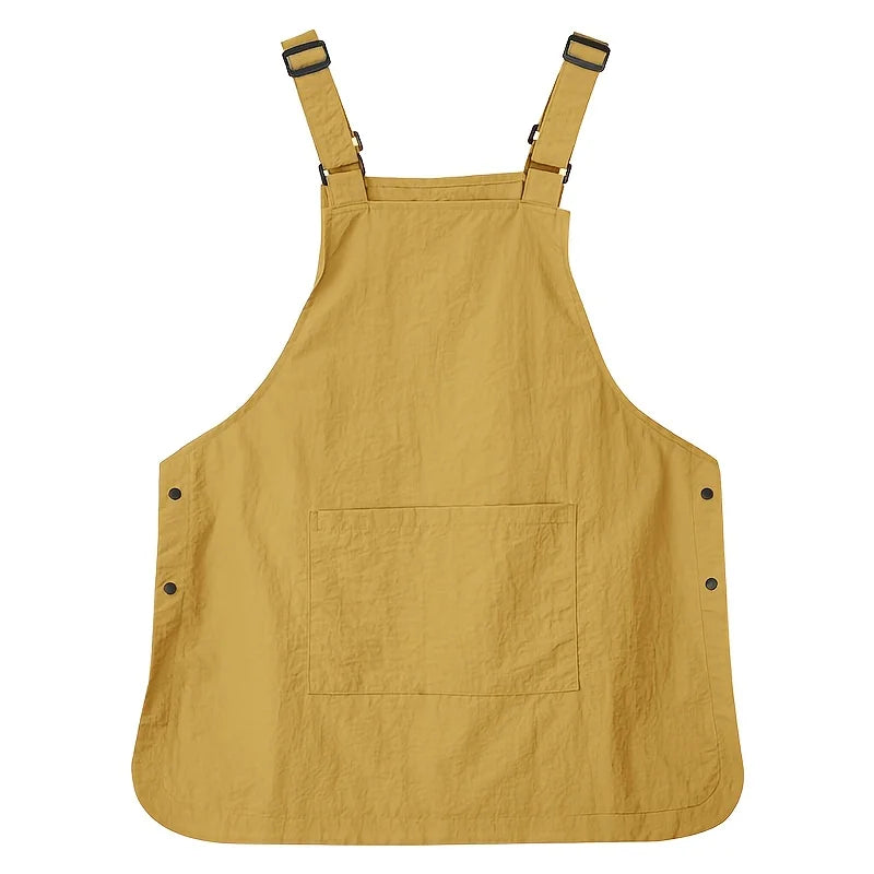 Japanese Waterproof Outdoor Barber, Coffee Shop, Catering Workwear Apron, Unisex Household Kitchen Workwear