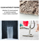 U-shaped thickened bathroom floor mat, plush material, bathtub absorbent mat, anti slip foot mat, bathroom small carpet, entranc