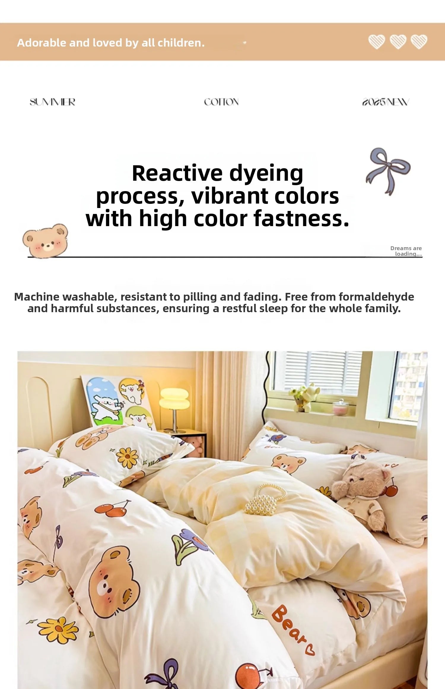 Washed Cotton Bedding Set Single Bed Three Piece Set Student Dormitory Pure Color Four Piece Set Bed Sheet Duvet Cover Quilt
