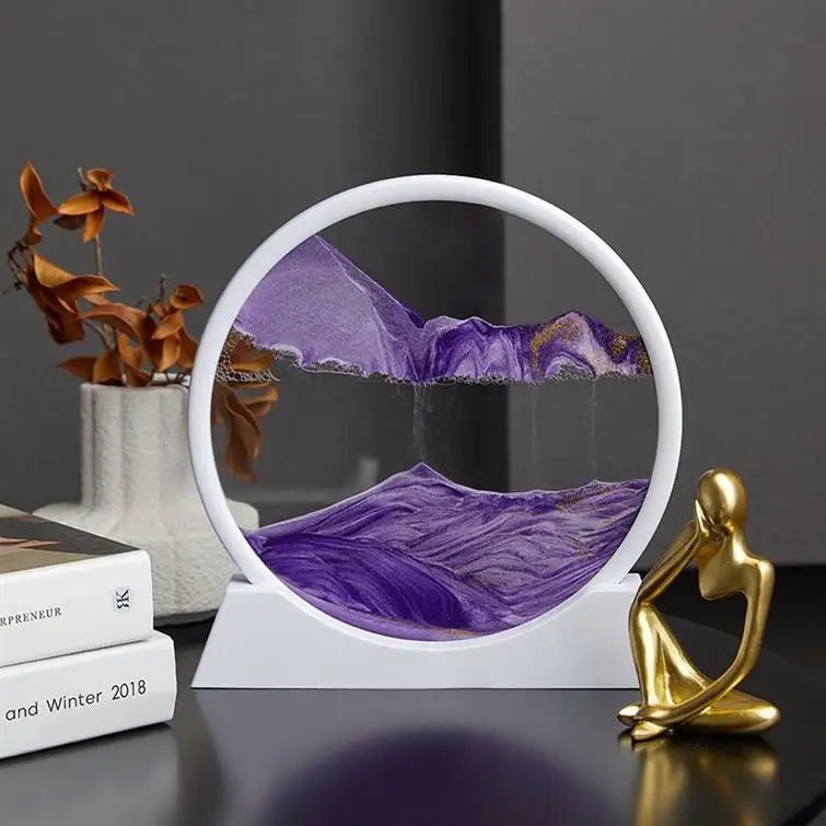 3D Quicksand Painting Ornament Living Room Light Luxury Small Ornament Small Cute Wine Cabinet High Sense Ins Wind Home