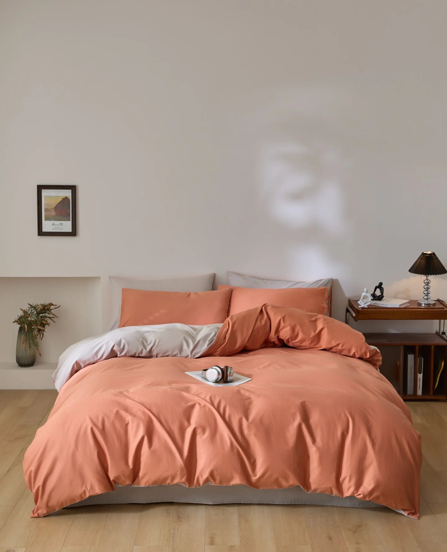 3pcs 100% Egyptian Cotton Duvet Cover Set 1pc Duvet Cover and 2pcs Pillowcases 150*200/220*220cm Single/double Queen King Size