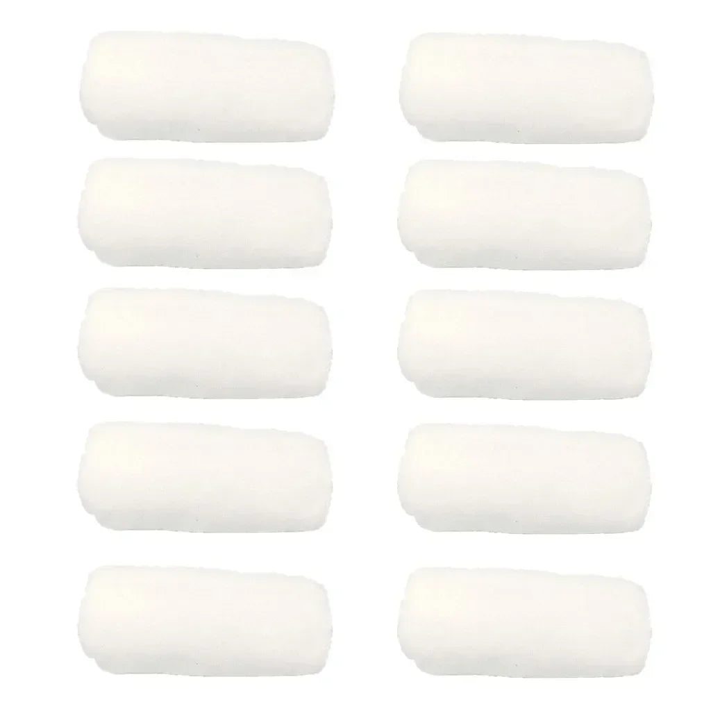 10pc White Soft Microfiber Fabric Face Towel Hotel Bath Towel Wash Cloths Hand Towels Portable Multifunctional Cleaning Towel