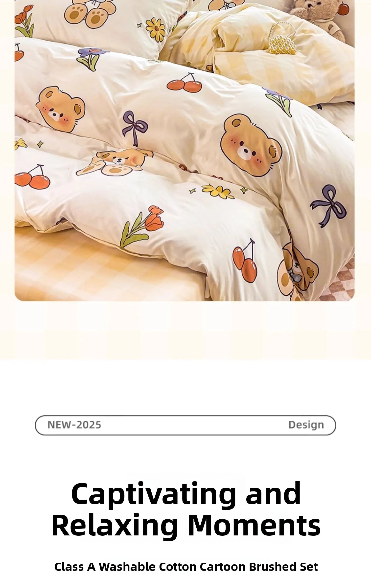 Washed Cotton Bedding Set Single Bed Three Piece Set Student Dormitory Pure Color Four Piece Set Bed Sheet Duvet Cover Quilt