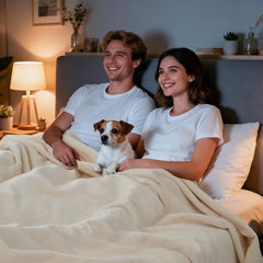 Waterproof Blanket for Bed Sofa Couch, Water Resistant Blanket，Reversible Leakproof Bed Cover for Adults Elderly Pets