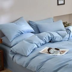 3pcs 100% Egyptian Cotton Duvet Cover Set 1pc Duvet Cover and 2pcs Pillowcases 150*200/220*220cm Single/double Queen King Size