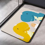 Diatomite Bath Mats Bathroom Absorbent Anti Slip Floor Mat Foot Carpet Quick Dry Shower Toilet Rug Doormat Washable