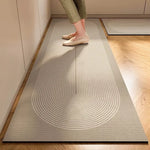 VIKAMA 1/2PC Wabi-Sabi Kitchen Floor Mat Non-Slip And Oil Resistant Carpet Diatomaceous Mud Absorbent Foot Mat Home Decoration