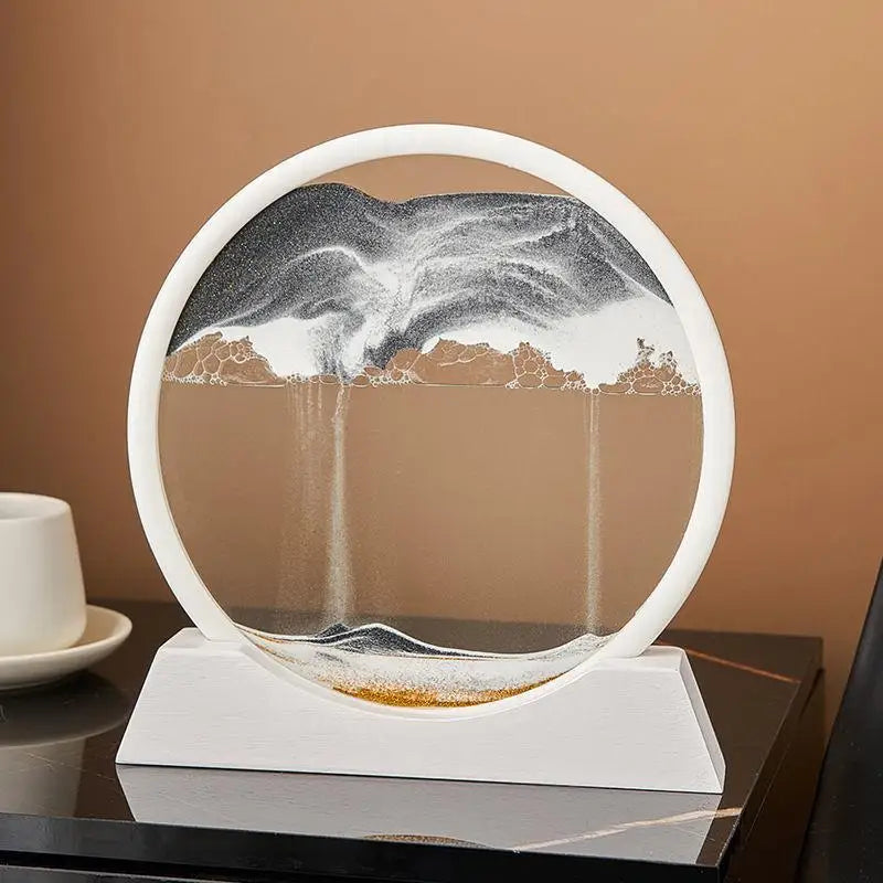 3D Quicksand Painting Ornament Living Room Light Luxury Small Ornament Small Cute Wine Cabinet High Sense Ins Wind Home
