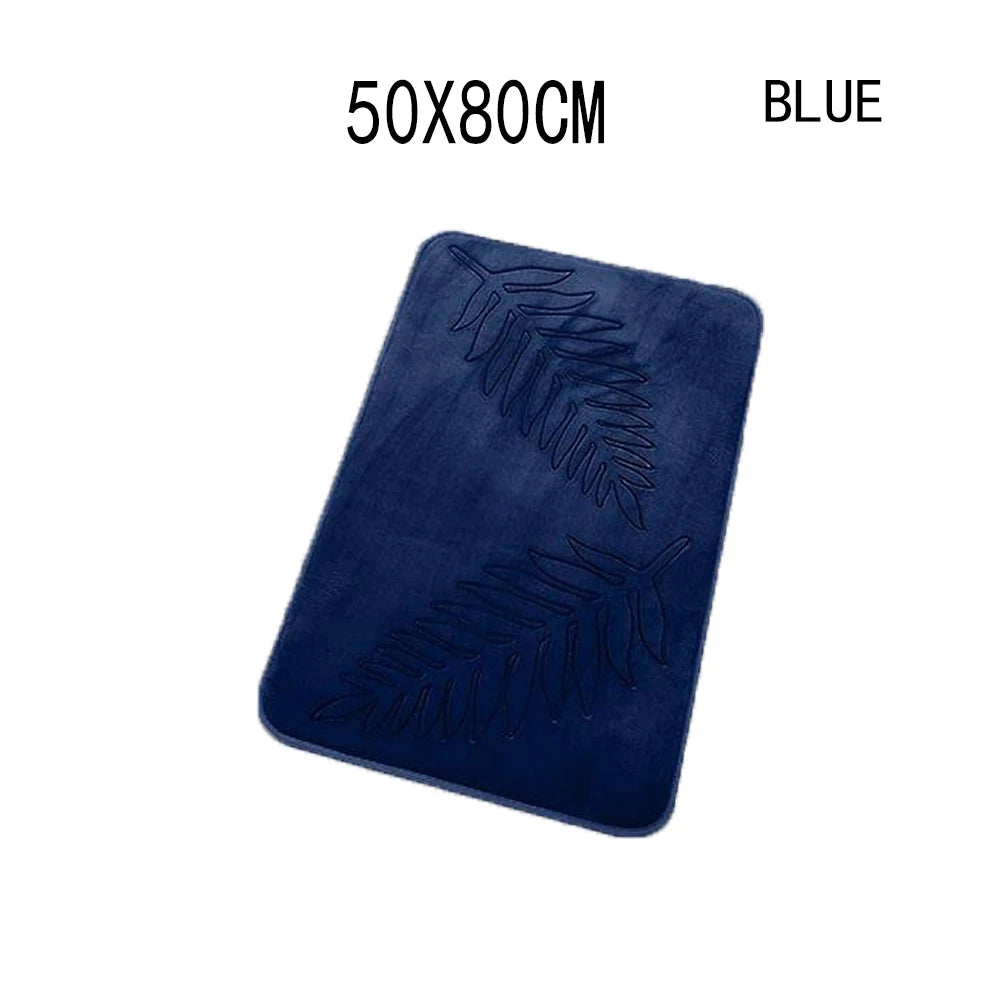 Fashion Bath Rug Soft Non-Slip Quick Dry Bath Mat Absorbent floor mat bathroom mat Machine Washable Shower Anti-slip Carpet