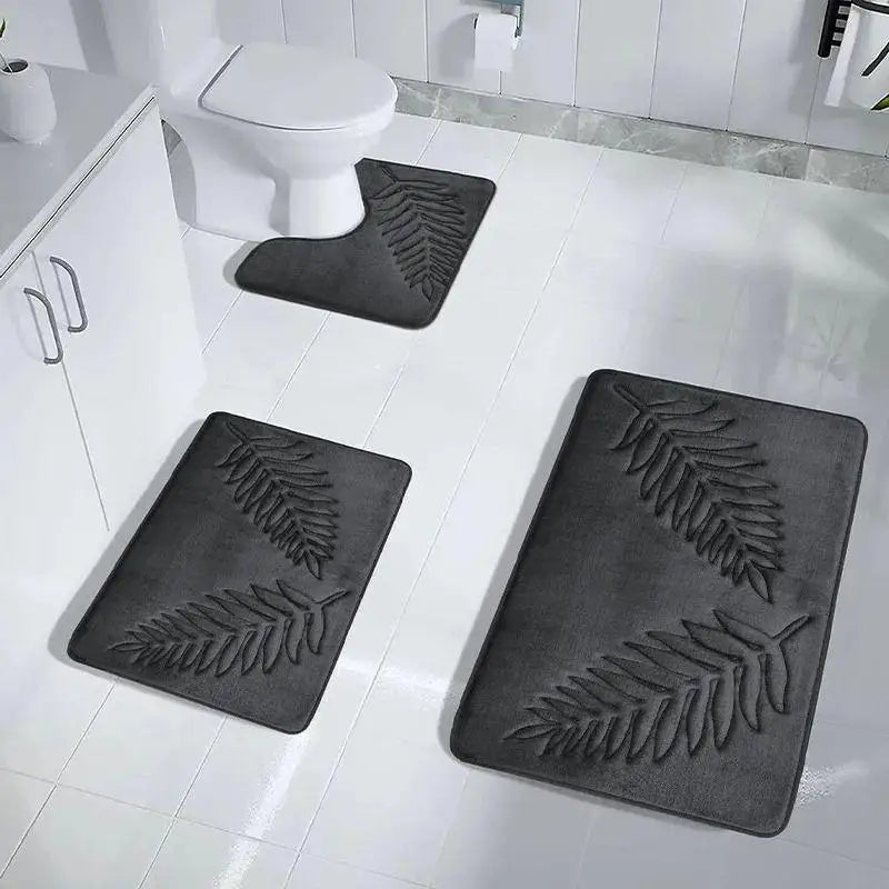 Fashion Bath Rug Soft Non-Slip Quick Dry Bath Mat Absorbent floor mat bathroom mat Machine Washable Shower Anti-slip Carpet
