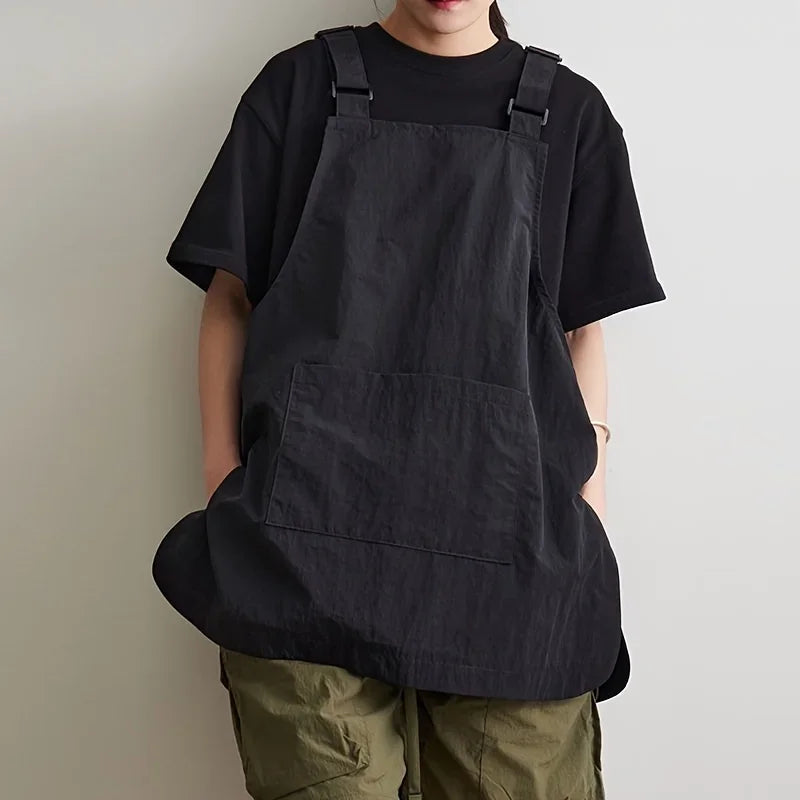 Japanese Waterproof Outdoor Barber, Coffee Shop, Catering Workwear Apron, Unisex Household Kitchen Workwear