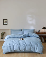 3pcs 100% Egyptian Cotton Duvet Cover Set 1pc Duvet Cover and 2pcs Pillowcases 150*200/220*220cm Single/double Queen King Size