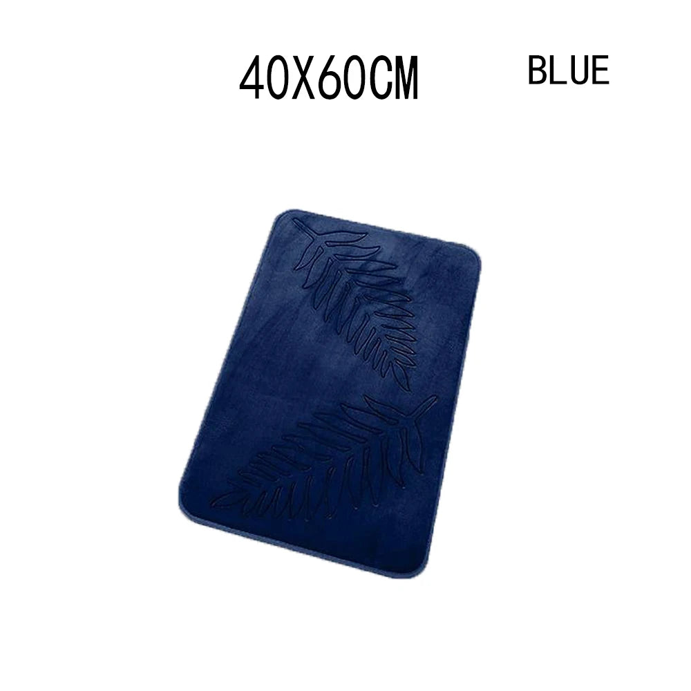 Fashion Bath Rug Soft Non-Slip Quick Dry Bath Mat Absorbent floor mat bathroom mat Machine Washable Shower Anti-slip Carpet