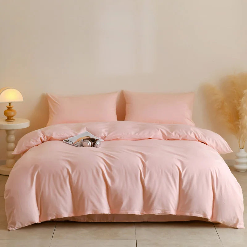 3pcs 100% Egyptian Cotton Duvet Cover Set 1pc Duvet Cover and 2pcs Pillowcases 150*200/220*220cm Single/double Queen King Size