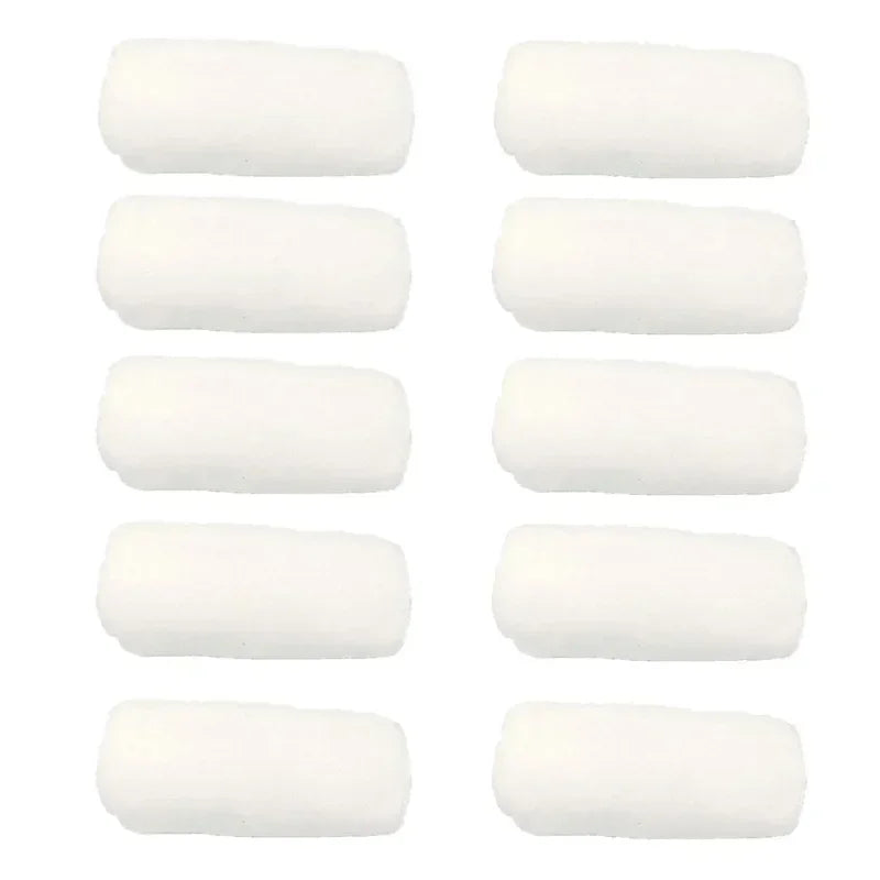 10pc White Soft Microfiber Fabric Face Towel Hotel Bath Towel Wash Cloths Hand Towels Portable Multifunctional Cleaning Towel
