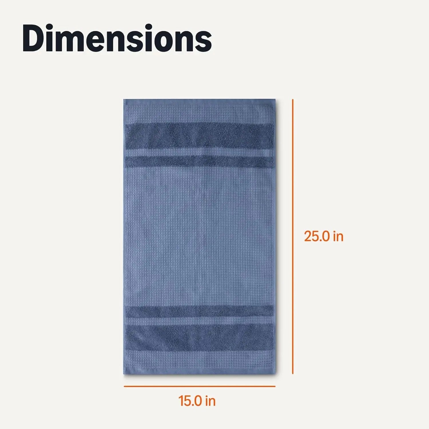 Organic cotton waffle-pattern kitchen dishcloths