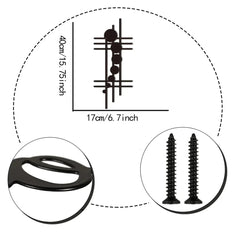 1PC Modern Geometric Metal Wall Art, Abstract Vertical Wall Decor, Abstract Unique Wall Decor, Vertical Iron Art, Nursery Decor