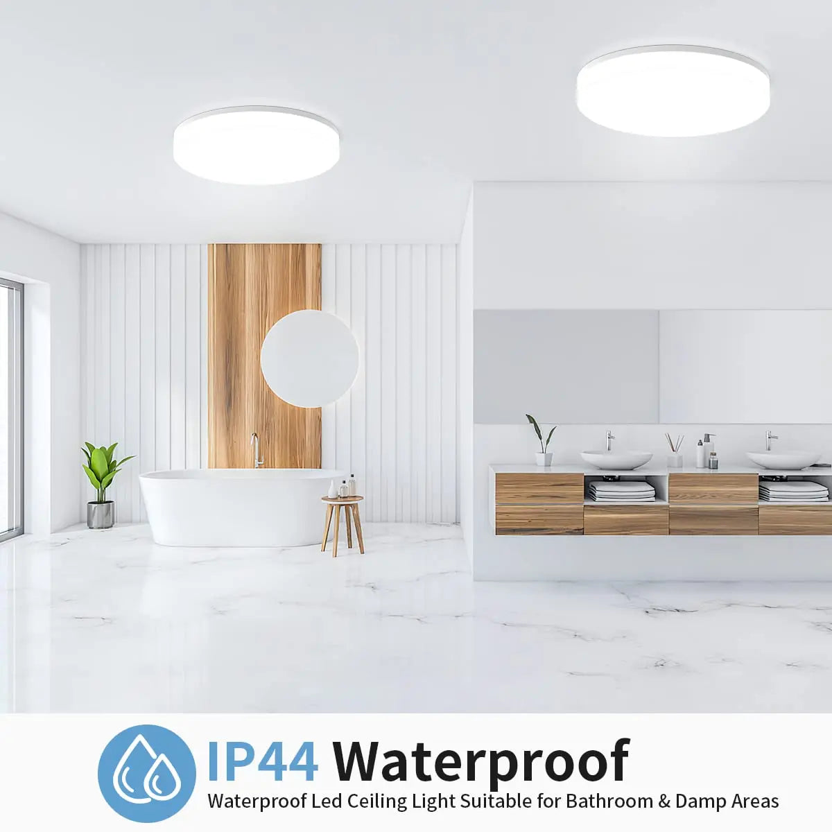 Round LED Ceiling Light Modern Home Decorative Ceiling Lighting Fixture 18/24/36/48W Living Room Bedroom Indoor Kitchen Lighting