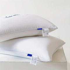 LANYANG1pc luxury white rebound high pillow core, 5star hotel grade pillow, high-quality sleep aid high pillow for home bedrooms