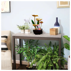 Small indoor fountain automatic circulation humidifier desktop decoration living room and bedroom relaxation crafts