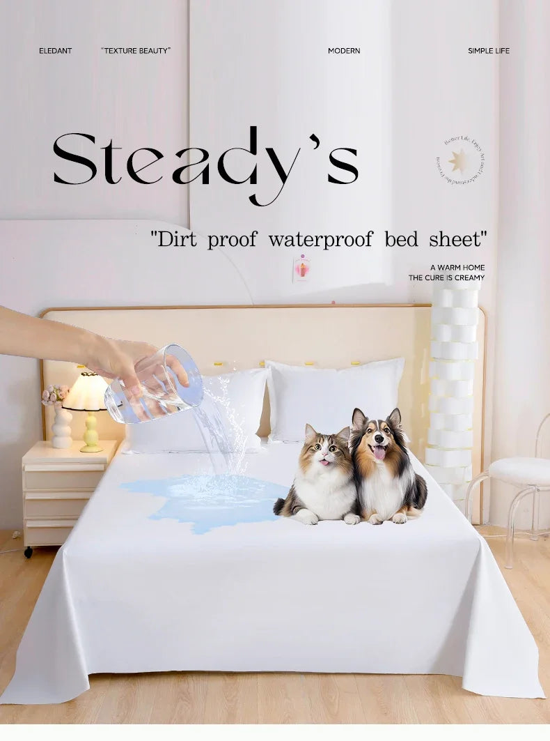 Bed Flat Sheet TPU Waterproof SPA Couple Mattress Cover Adult Urine Pad Baby/Elderly/Pregnant Women Bed Pad Massage Mat Cussion