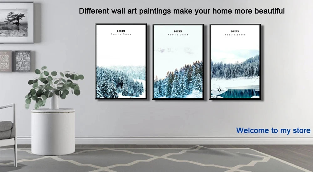 3-Piece Modern Ramadan Festival Arabic Calligraphy Poster Set Frameless Islamic Canvas Art Home Living Room Decor Gift