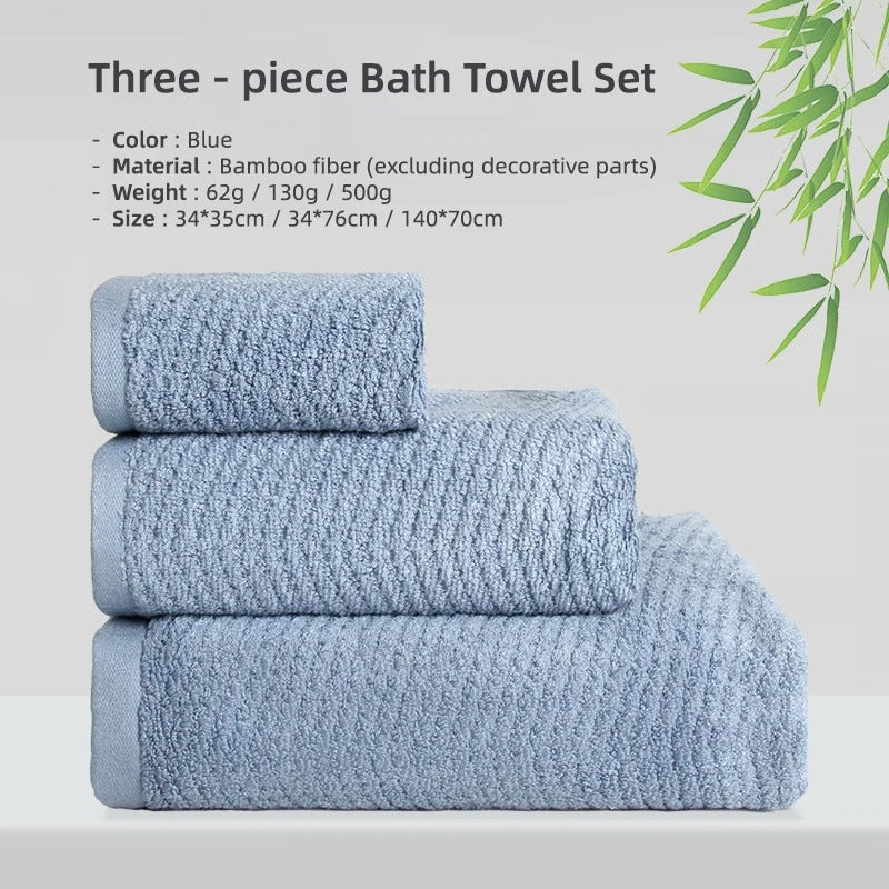 Towels Set Luxury Hand Face Towel Solid Color Soft Face Hand Shower Towel