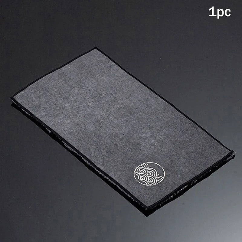 Water Absorption Tea Towel Tea Cloth Thickened Coffee Table Cloth Zen Teaware