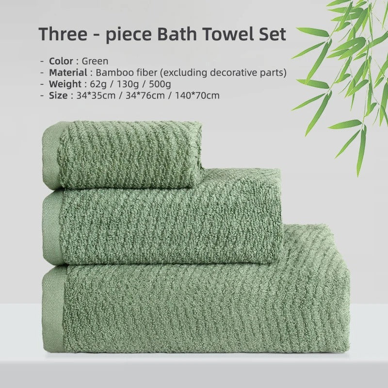 Towels Set Luxury Hand Face Towel Solid Color Soft Face Hand Shower Towel