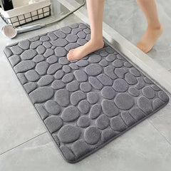 3D Non Slip Bathroom Mat Bath Mats Absorbent Doormat Carpet