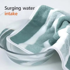 6Pc Stripe Quick-Dry Towel Set