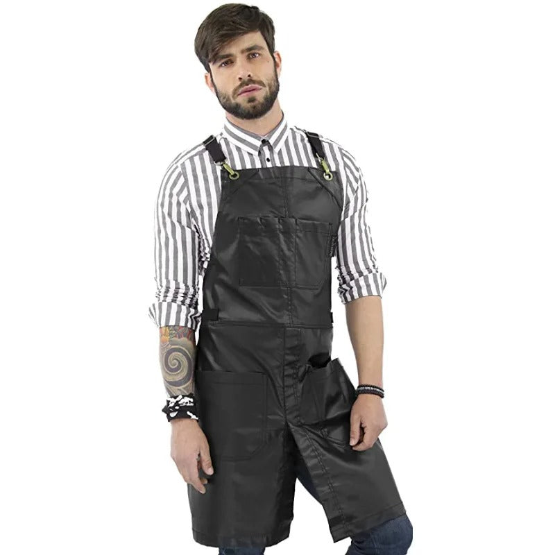 Unisex Floral Work Apron – Custom Logo