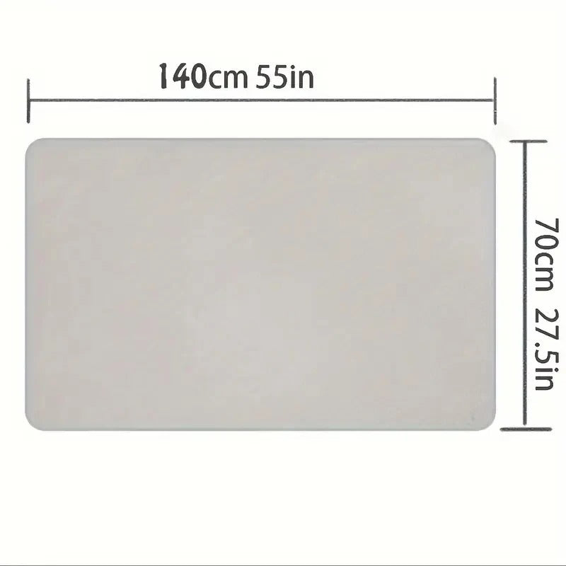 3PCS Large Bath Towels Set Grey Adult Coral Velvet Bathroom Absorbent