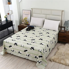 Thick Cotton Flat Sheet Printing High Quality Bed Sheet Various Sizes