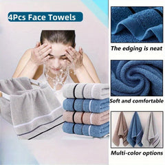 4-piece bath towel set! 32x66cm (12.5x25.9in), soft absorbent bath towel