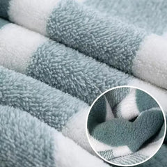 6Pc Stripe Quick-Dry Towel Set