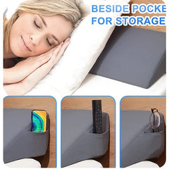 Queen Size Bed Wedge Mattress Wedge Pillow Gap Filler Headboard Pillow