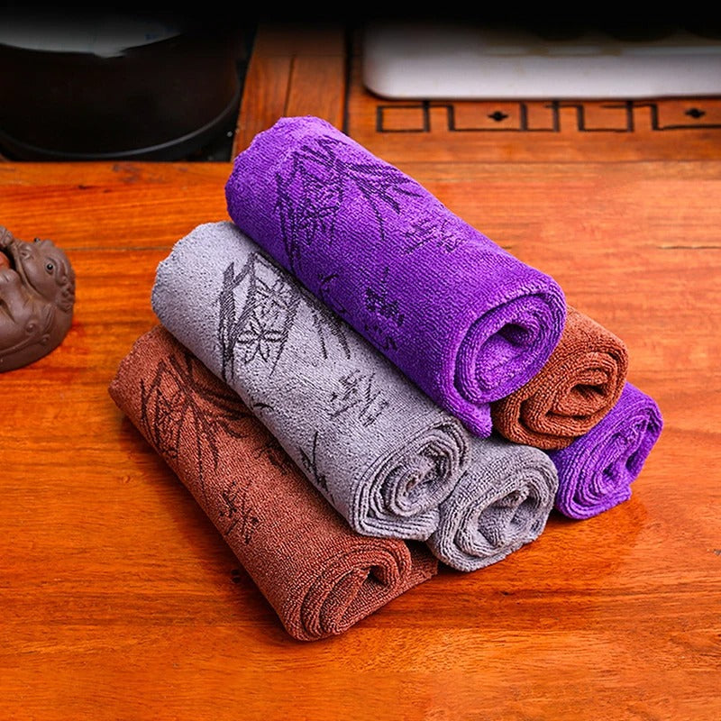 30*30cm Absorbent Thick Tea Towel, Professional Tea Table Cloth, Super Absorbent