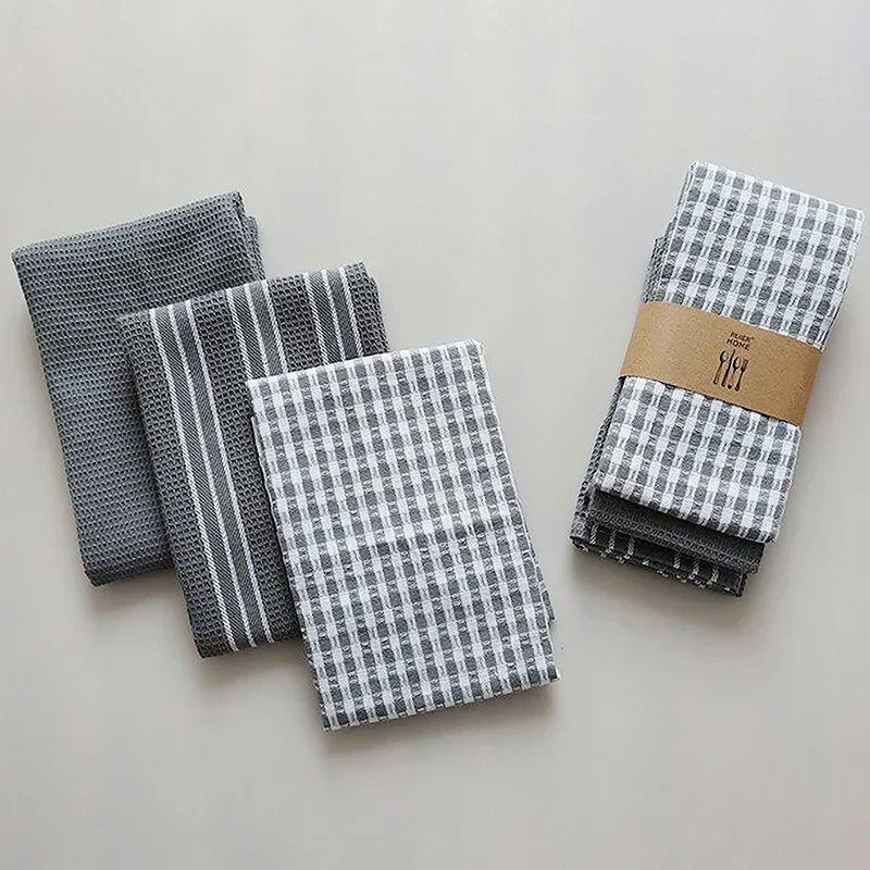 Natural Cotton Kitchen Towels Classic Tea Towels