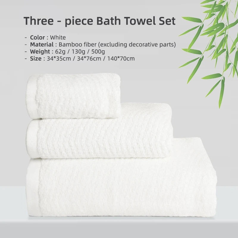 Towels Set Luxury Hand Face Towel Solid Color Soft Face Hand Shower Towel