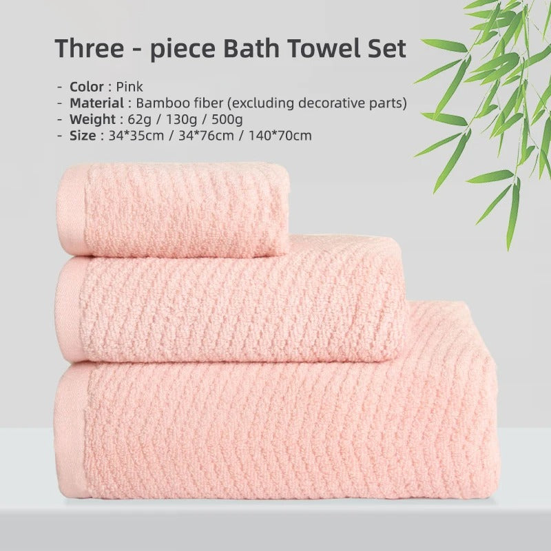 Towels Set Luxury Hand Face Towel Solid Color Soft Face Hand Shower Towel