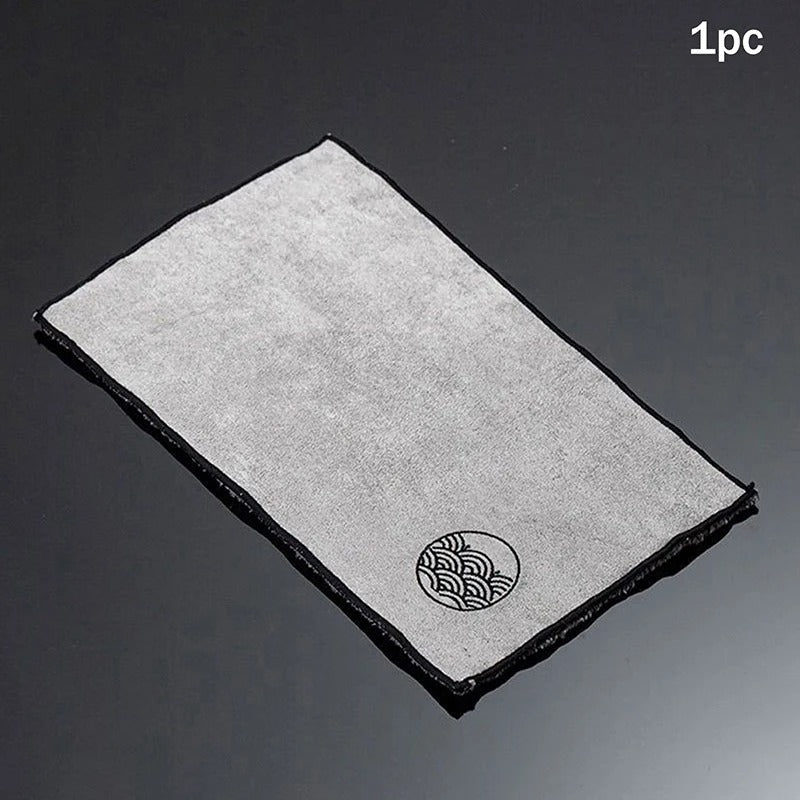 Water Absorption Tea Towel Tea Cloth Thickened Coffee Table Cloth Zen Teaware
