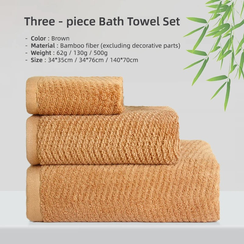 Towels Set Luxury Hand Face Towel Solid Color Soft Face Hand Shower Towel